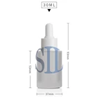 Essensial oil bottle frosted  30 Ml BD 2