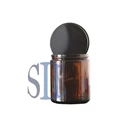 Botol Jar 250 ml Tutup Black/ Botol Kaca Jar/ Toples Kaca 1