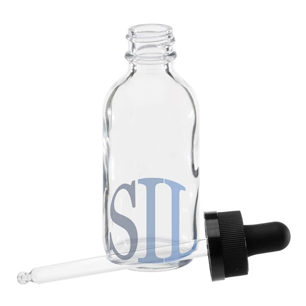 60ml Clear Cosmetic Bottle/60ml Clear Serum Pipette Bottle